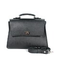 Женская кожаная сумка Classic черная сафьян картинка, изображение, фото