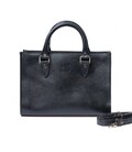Женская кожаная сумка Fancy черная картинка, изображение, фото