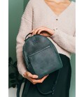 Кожаный рюкзак Groove S зеленый винтажный картинка, изображение, фото