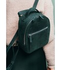 Кожаный рюкзак Groove S зеленый винтажный картинка, изображение, фото