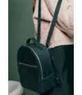 Шкіряний рюкзак Groove S зелений вінтажний картинка, зображення, фото