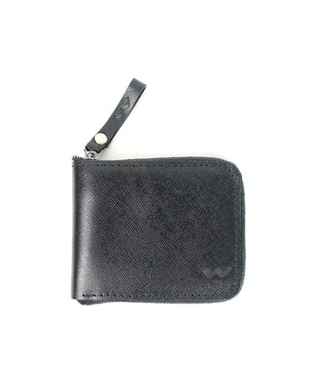 Кожаное портмоне Keeper mini черный картинка, изображение, фото