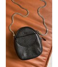 Міні-сумка Kroha чорна зерниста картинка, зображення, фото