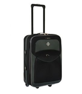 Чемодан Bonro Best большой L черно-серый