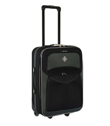 Валіза Bonro Best велика L чорно-сіра картинка, зображення, фото