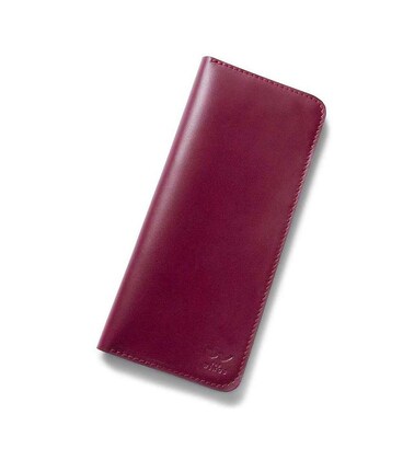 Шкіряне портмоне Middle бордовий картинка, зображення, фото