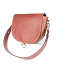 Женская кожаная сумка Ruby L светло-коричневая винтажная картинка, изображение, фото