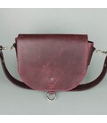 Жіноча шкіряна сумка Ruby L бордова вінтажна картинка, зображення, фото