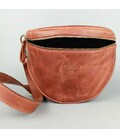 Кожаная сумка поясная-кроссбоди Vacation светло-коричневая винтажная картинка, изображение, фото