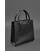 Шкіряна жіноча сумка-кроссбоді чорна картинка, зображення, фото