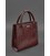 Кожаная женская сумка-кроссбоди бордовая картинка, изображение, фото