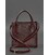 Кожаная женская сумка-кроссбоди бордовая картинка, изображение, фото