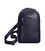 Кожаный мужской рюкзак (сумка-слинг) на одно плечо Chest Bag синий картинка, изображение, фото