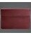 Кожаный чехол-конверт на магнитах для MacBook 15-16 дюйм Бордовый Crazy Horse картинка, изображение, фото