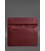Кожаный чехол-конверт на магнитах для MacBook 13 Бордовый Crazy Horse картинка, изображение, фото