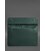 Кожаный чехол-конверт на магнитах для MacBook 13 Зеленый Crazy Horse картинка, изображение, фото