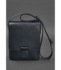 Мужская кожаная сумка-мессенджер Esquire синяя картинка, изображение, фото