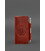 Кожаный женский тревел-кейс 3.0 коралловый с мандалой картинка, изображение, фото