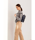 Кожаный женский мини-рюкзак Kylie Темно-синий краст картинка, изображение, фото