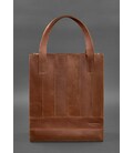 Шкіряна жіноча сумка шоппер Бетсі світло-коричнева Crazy Horse картинка, зображення, фото