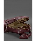 Кожаный женский городской рюкзак на молнии Cooper марсала флотар картинка, изображение, фото