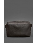 Шкіряна поясна сумка Dropbag Maxi темно-коричнева картинка, зображення, фото