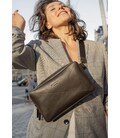 Кожаная поясная сумка Dropbag Maxi темно-коричневая картинка, изображение, фото