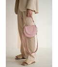 Женская кожаная сумка Mandy розовая картинка, изображение, фото