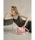 Женская кожаная сумка Molly розовая картинка, изображение, фото