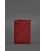 Шкіряна обкладинка для паспорта та військового квитка 1.2 червона картинка, зображення, фото