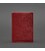 Шкіряна обкладинка для паспорта та військового квитка 1.2 червона картинка, зображення, фото