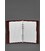 Шкіряний блокнот на сегрегаторі (м'яка обкладинка на кільцях) 13.0 бордовий картинка, зображення, фото