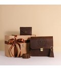 Женский подарочный набор кожаных аксессуаров Мюнхен картинка, изображение, фото