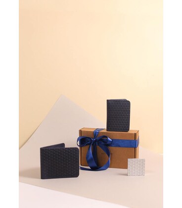 Мужской подарочный набор кожаных аксессуаров Каир картинка, изображение, фото