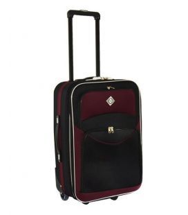 Чемодан Bonro Best большой L черно-вишневый