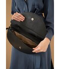 Жіноча шкіряна сумка Сhris maxi чорна картинка, зображення, фото