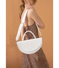 Жіноча шкіряна сумка Сhris maxi біла картинка, зображення, фото