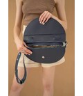 Женская кожаная сумка Сhris maxi темно-синяя картинка, изображение, фото