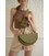 Женская кожаная сумка Сhris maxi оливковая картинка, изображение, фото