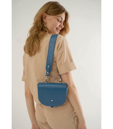 Женская кожаная сумка Ruby S ярко-синяя картинка, изображение, фото