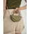 Женская кожаная мини-сумка Сhris micro оливковая картинка, изображение, фото