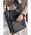 Кожаная женская сумка шоппер Бэтси с карманом черная Краст картинка, изображение, фото