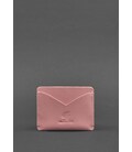Женская кожаная визитница 5.0 розовая картинка, изображение, фото