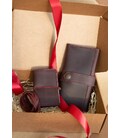 Женский подарочный набор кожаных аксессуаров Париж Crazy Horse картинка, изображение, фото