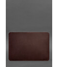 Кожаный чехол для MacBook 14 дюйм Бордовый Crazy Horse картинка, изображение, фото