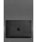 Шкіряний чохол для MacBook 14 дюйм Чорний Crazy Horse картинка, зображення, фото
