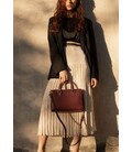 Женская кожаная сумка Fancy бордовая краст картинка, изображение, фото