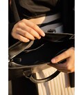 Женская кожаная сумка Fancy черная краст картинка, изображение, фото