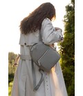 Кожаный рюкзак Groove S серый картинка, изображение, фото