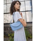 Жіноча шкіряна сумка Molly блакитна картинка, зображення, фото
